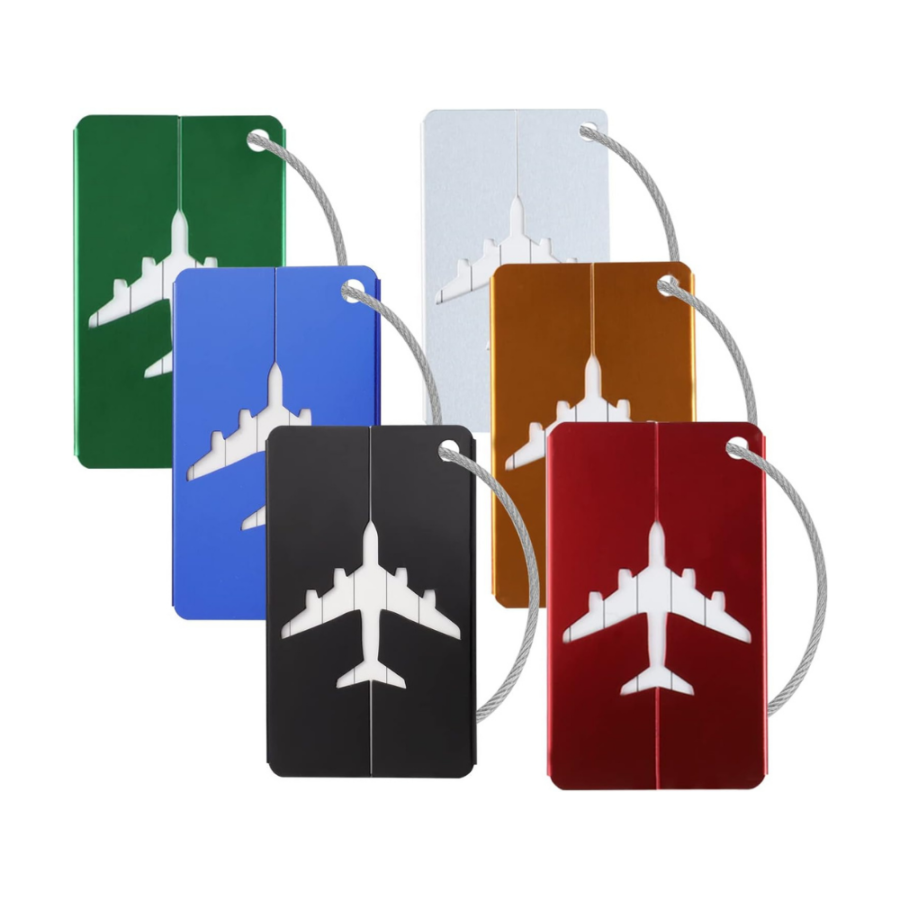 Tags de Identificación de Equipaje de Aluminio (x3)