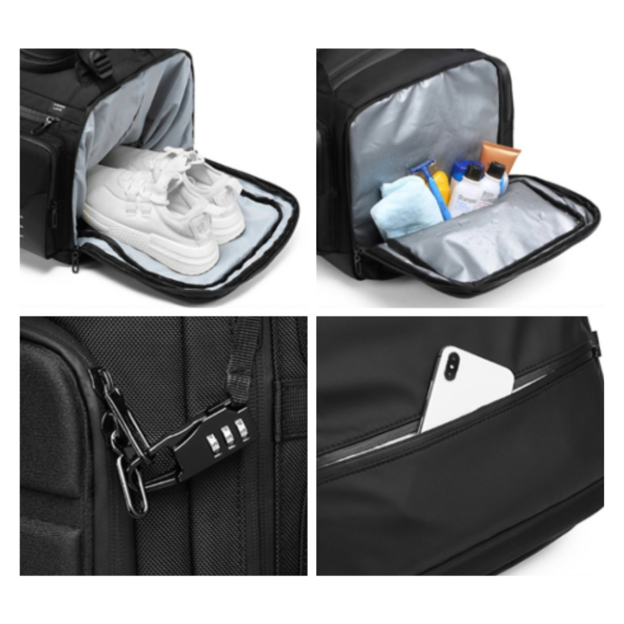 Mochila/Bolso OZUKO Modelo 9326 de Viaje o Deportiva