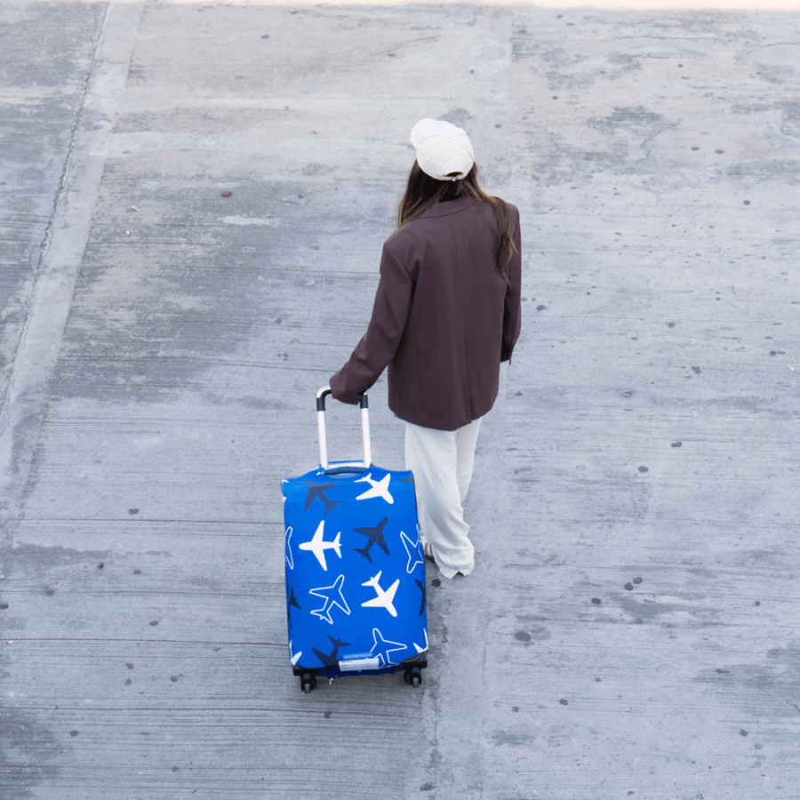 Funda para Valija Modelo Aviones