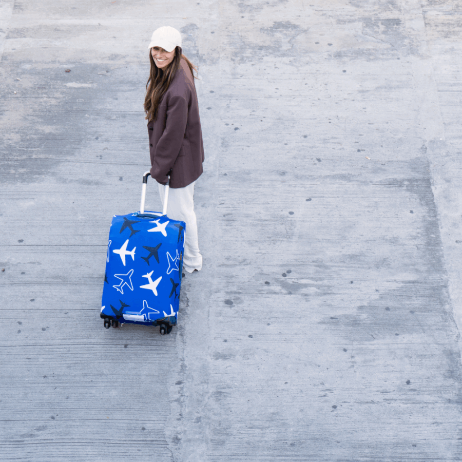 Funda para Valija Modelo Aviones