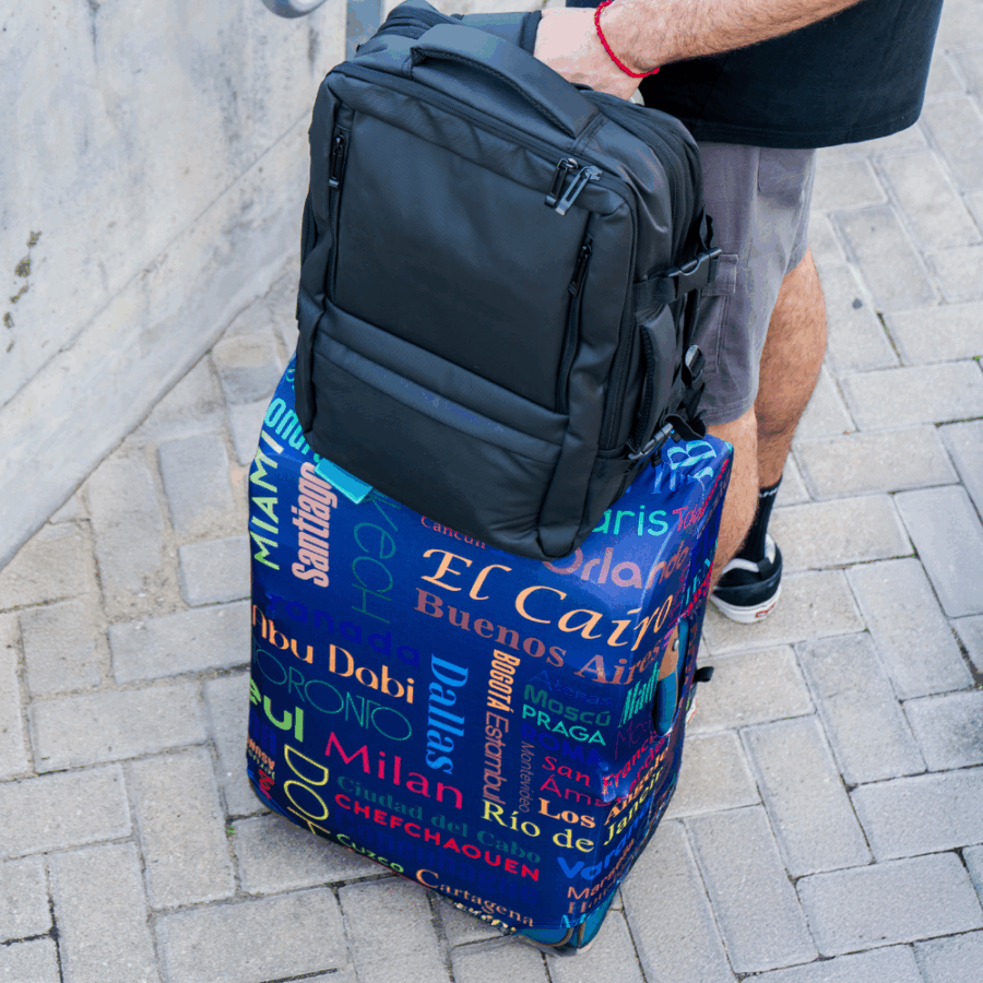 Funda Para Valija Modelo Ciudades